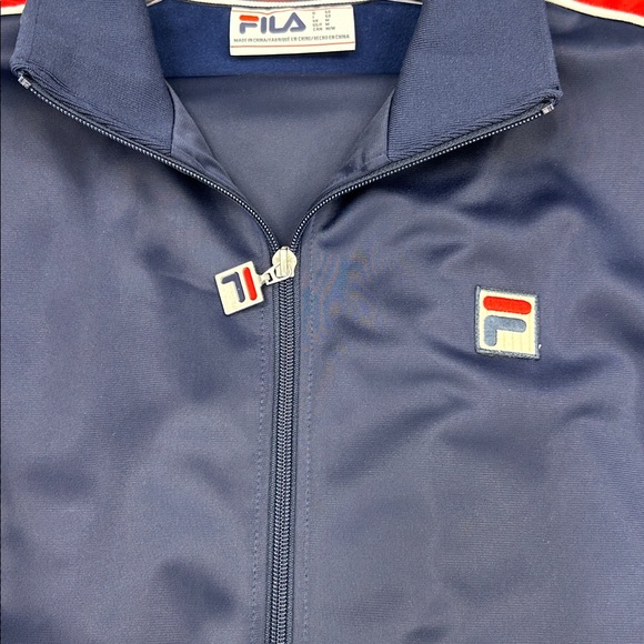 Last One Fila men’s Track Jacket + pants Polyester jersey fabric NWT - Picture 2 of 4